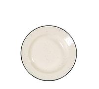 Sagaform Doris 5018177 Assiette émaillée de couleur beige 20 x 2,5 cm