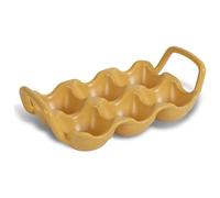Sagaform Ellen 5018455 Coupelle pour 6 œufs en faïence Jaune 11 cm