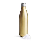 Sagaform Grande Bouteille en Acier doré, Nylon/A