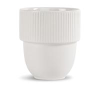 Sagaform Inka 5018431 Tasse en faïence blanche, 9 x 8 cm, 27 cl