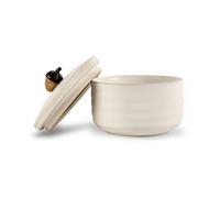 Sagaform Jarre à gland Ellen avec couvercle Ø13.5 cm Blanc cassé