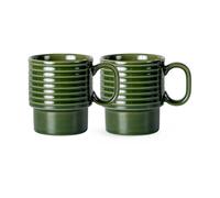 Sagaform Mugs à café Coffee & More lot de 2 Vert