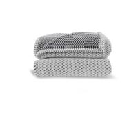 Sagaform Plaid en polaire Anni 130x170 cm Gris