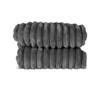 Sagaform Plaid en polaire Esther Gris