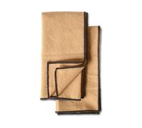 Sagaform Serviette Edith 45x45 cm lot de 2 Beige