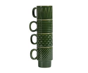 Sagaform Tasse à espresso Coffee & More. lot de 4 Vert