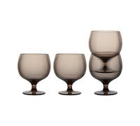 Sagaform Verre à vin Billi 35 cl lot de 4 Marron