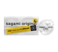 Sagami Original 0.02 L - préservatif ultra fin - 58mm - boîte de 12