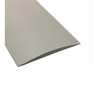 SagaSave - Bande de transition de sol autocollante en PVC - 1 m x 5 cm - Gris Clair