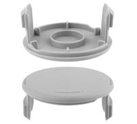 SagaSave Bobines de coupe pour débroussailleuse, 2 pièces de remplacement de couvercles de bobine, compatibles avec Ryobi One+ AC14RL3A et Ryobi AC14HCA One+ débroussailleuse sans fil