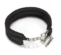 SagaSave Bracelet de survie en paracorde pour extérieur, corde de parachute de sauvetage d'urgence avec boucle réglable pour voyage, camping et randonnée