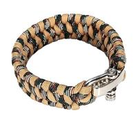 SagaSave Bracelet de survie en paracorde pour extérieur, corde de parachute de sauvetage d'urgence avec boucle réglable pour voyage, camping et randonnée, Adjustable to fit wrists up to 9.9 inches