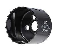 SagaSave Lame de scie cloche de 51 mm pour trou de maïs en acier inoxydable, acier au carbone et acier bi-métal robuste