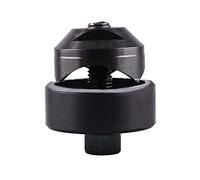 SagaSave Lot de 20 perforatrices hexagonales en métal pour Q.Max, 16-50 mm, alliage d'acier inoxydable, noir