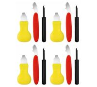 SagaSave Lot de 3 outils de retrait de coque arrière de montre, kit d'ouverture de boîtier de montre, accessoires de remplacement pour bracelet, 1