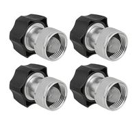 SagaSave Lot de 4 coupleurs électriques pour nettoyeur haute pression, femelles 1,9 cm à 14 dents, connecteurs de nettoyeur haute pression électrique, raccord de connexion en métal pour équipement de