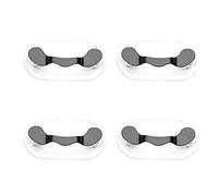 SagaSave Lot de 4 porte-lunettes magnétiques en acier inoxydable 12 couleurs