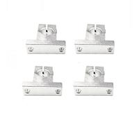SagaSave Lot de 4 supports d'arbre de rail linéaire SK20, 20 mm en alliage d'aluminium