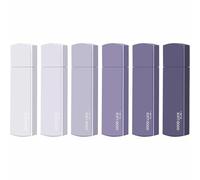 SagaSave Lot de 6 petits rubans adhésifs blancs de 5 mm de large pour étudiants, bureau, maison, école (violet dégradé)