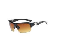 SagaSave Lunettes de cyclisme élégantes UV400 pour sports de plein air, lunettes de soleil pour homme et femme (marron)