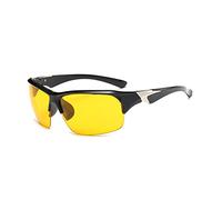 SagaSave Lunettes de cyclisme élégantes UV400 pour sports de plein air, lunettes de soleil pour homme et femme (jaune)