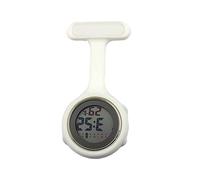 SagaSave Montre d'infirmière numérique multifonction pour homme et femme, design de contrôle des infections, montre de poche en silicone avec mousqueton à pince pour infirmière, médecin, ambulancier,