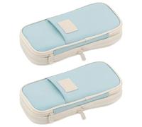 SagaSave Trousse à crayons de grande capacité, trousse de papeterie pour l'école, l'organisation des marqueurs, les étudiants, le bureau, le collège, a, 2PC, Trousse de beauté