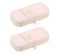 SagaSave Trousse à crayons de grande capacité, trousse de papeterie pour l'école, l'organisation des marqueurs, les étudiants, le bureau, le collège, D, 2PC, Trousse de beauté