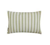 Sage Décoratif Housse de coussin lombaire 30 x 40 cm | Contemporain Coton Housse de coussin Rayé | Rayé, Nursery, Campagne et Ferme Taies d'oreiller pour canapé, canapé et lit - Lush Lines Sage