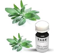 Sage Essential Oil / 100% Pure Sage Undiluted Essential Oil Premium Quality (250 ML, NATURAL)