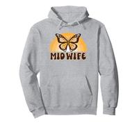 Sage-Femme rétro Groovy Sweat à Capuche