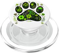 Sage Green Dog Paw Print Phone Button Pop Up Grip Dog Theme PopSockets PopGrip pour MagSafe