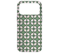Sage Green Rounded Squares Geometric Art Nouveau Pattern Coque pour iPhone 17 Pro Max