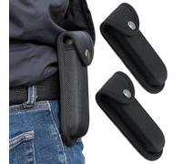 Sage multitool de 2 PCS, gaine à couteau avec boucle de ceinture et fermeture instantanée, compact compact résistant à l'usure 2.8x5.9 dans la pochette de ceinture pour hommes artisan de charpentier,
