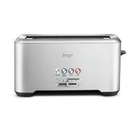 Sage The 'A Bit More' Toaster 4 Slice, Acier Inoxydable Brossé | 4 Fentes Extra-Larges, 4 Réglages, Fonctions a Bit More, Lift et Look; Ramasse-Miettes Frontal pour un Nettoyage Facile