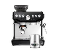 Sage The Barista Express, Machine à Café avec Broyeur, Truffe Noire | Moulin à Meules Coniques 16 Réglages, Porte-Filtre 54mm Dose 18g, Eau 93°C; Pré-Infusion 9 Bars et Buse Vapeur Manuelle