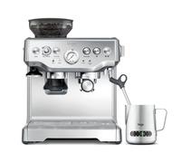 Sage - The Barista Express - Machine à Café avec Mousseur à Lait Manuel et Moulin - Mouture Automatique, Mousse Personnalisée - Pichet à Lait avec Contrôle de Température - Acier Inoxydable Brossé