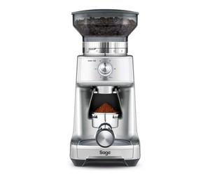 Sage - The Dose Control Pro - Moulin à Café avec 60 Réglages et Minuterie - Mouture Directe dans Porte-Filtre, Récipient, Filtre Panier/Papier - 130W, Outil de Dosage Inclus - Argent