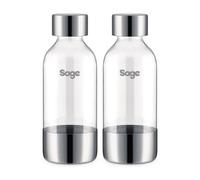 sage the InFizz Bottles 0,6L pack de 2, couleur:acier inoxydable