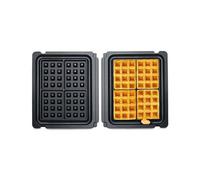 Sage The No-Mess Waffle Plates, Plaques de Gaufrier sans Débordement, Noir