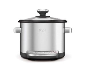 Sage - The Risotto Plus - Multicuiseur -Slow cooking - Pour Risotto, Viande, Legumes, Quinoa - Sans Remuer - Acier Inoxydable Brossé