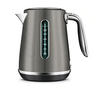 Sage Bouilloire sans fil The Soft Top Luxe silencieuse ébullition rapide 1,7 L Acier inoxydable noir