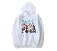 Sageam Anime Frieren: Beyond Journey's End Merch Sweat à Capuche Unisexe Cosplay Sweatshirt avec Manches Longues pour Hommes Femmes
