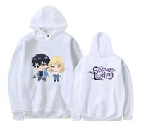 Sageam Anime Solo Leveling Sweat à Capuche Unisexe Cosplay Sweatshirt avec Manches Longues pour Hommes Femmes