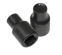 SageFurned 2 Pièces 11pt Camion Étrier de Frein Socket Outil Métal Douille pour Piston de Frein Réinitialisation Tournevis Extracteur Réparation