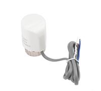 SageFurned Actionneur thermique électrique AC 230 V M30 x 1,5 mm pour chauffage au sol, poussée 110N temps d'ouverture de 3 à 5 minutes, compatible avec contrôleur programmable, boîtier PC blanc