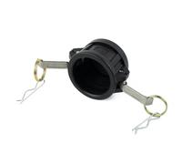 SageFurned Adaptateur de vidange de réservoir IBC de 5,1 cm à 1,9 cm - Raccord à camlock pour bacs IBC et raccords de tuyau d'arrosage, polypropylène résistant à la rouille, design anti-fuite