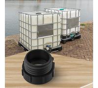 SageFurned Adaptateur ibc S60 x 6 pour réservoir de protection - Capuchon en plastique PP avec filetage 60 mm/62 mm - pour conteneur ibc accessoire pour réservoir d'eau de pluie et fût d'eau (58 mm)