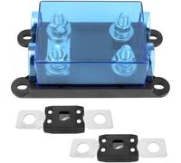 SageFurned ANM Porte-fusible double étanche avec bornes en cuivre, boîtier robuste pour voiture marine, remplacement pour fusibles méga 50 A à 200 A (150 A)
