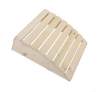 SageFurned Appui-tête de sauna en bois - Appui-tête ergonomique en bois - Accessoires de sauna élégants - Cabine infrarouge - Appui-tête confortable et large en bois pour sauna (1 pièce)